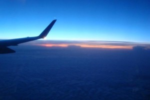 Zapierający dech widok z samolotu