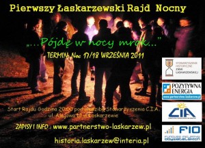 Pierwszy Łaskarzewski Rajd Nocny 2011
