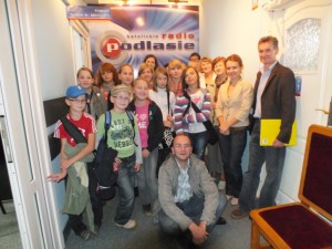 Grupa z Łaskarzewa w Radiu Podlasie