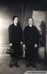 Zdjęcie krewnych rodziny Proczków, zrobione po pogrzebie.