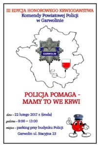 KREW 3 policja plakat
